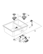 Grohe K500Kompozit Eviye - 31648AP0