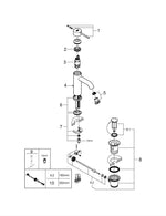 Grohe Essence Tek Kumandalı Lavabo Bataryası  S- Boyut - 24171DA1