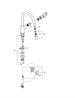 Grohe Bau Loop Tek Kumandalı Eviye Bataryası - 30543000