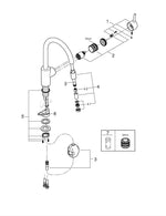 Grohe Concetto Tek Kumandalı Eviye Bataryası - 32663DC3