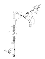 Grohe Essence Tek Kumandalı Eviye Bataryası - 30504DC0