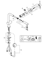 Grohe Minta Tek Kumandalı Eviye Bataryası - 30274GN0