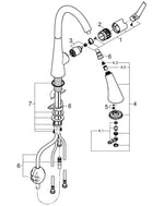 Grohe Zedra Tek Kumandalı Eviye Bataryası - 32294002