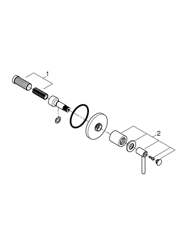 Grohe Atrio Ankastre Stop Valf - 29397MS0