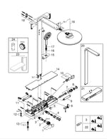Grohe Rainshower  Aqua  Pure Duvara Monte Termostatik Bataryalı Duş Sistemi - 100964DA00