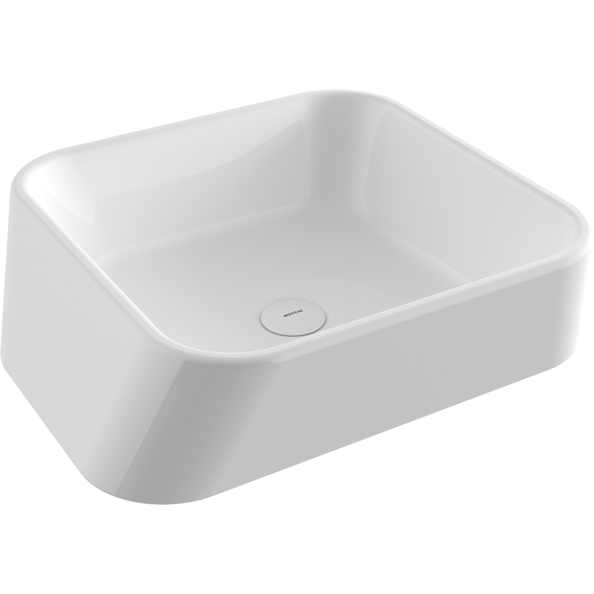 Bocchi Firenze Çanak Lavabo - Parlak Beyaz - 1005-001-0125