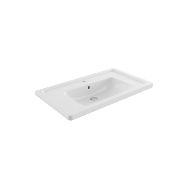 Bocchi Taormina Pro Etajerli̇ Lavabo 85 Cm - Parlak Beyaz - 1008-001-0126
