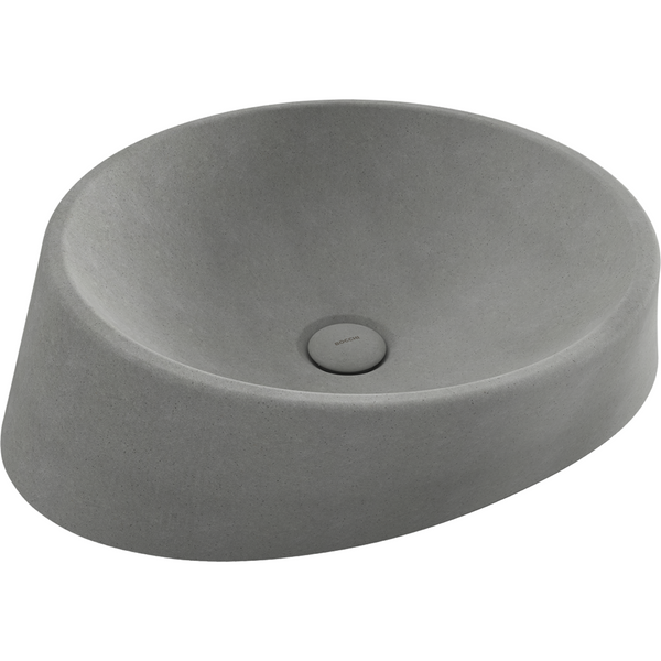 Bocchi Vessel Eli̇ps Çanak Lav. 85 Cm - Mat Gri̇ - 1014-006-0125