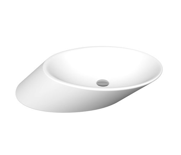 Bocchi Vessel Eli̇ps Çanak Lav. 85 Cm - Mat Gri̇ - 1014-006-0125