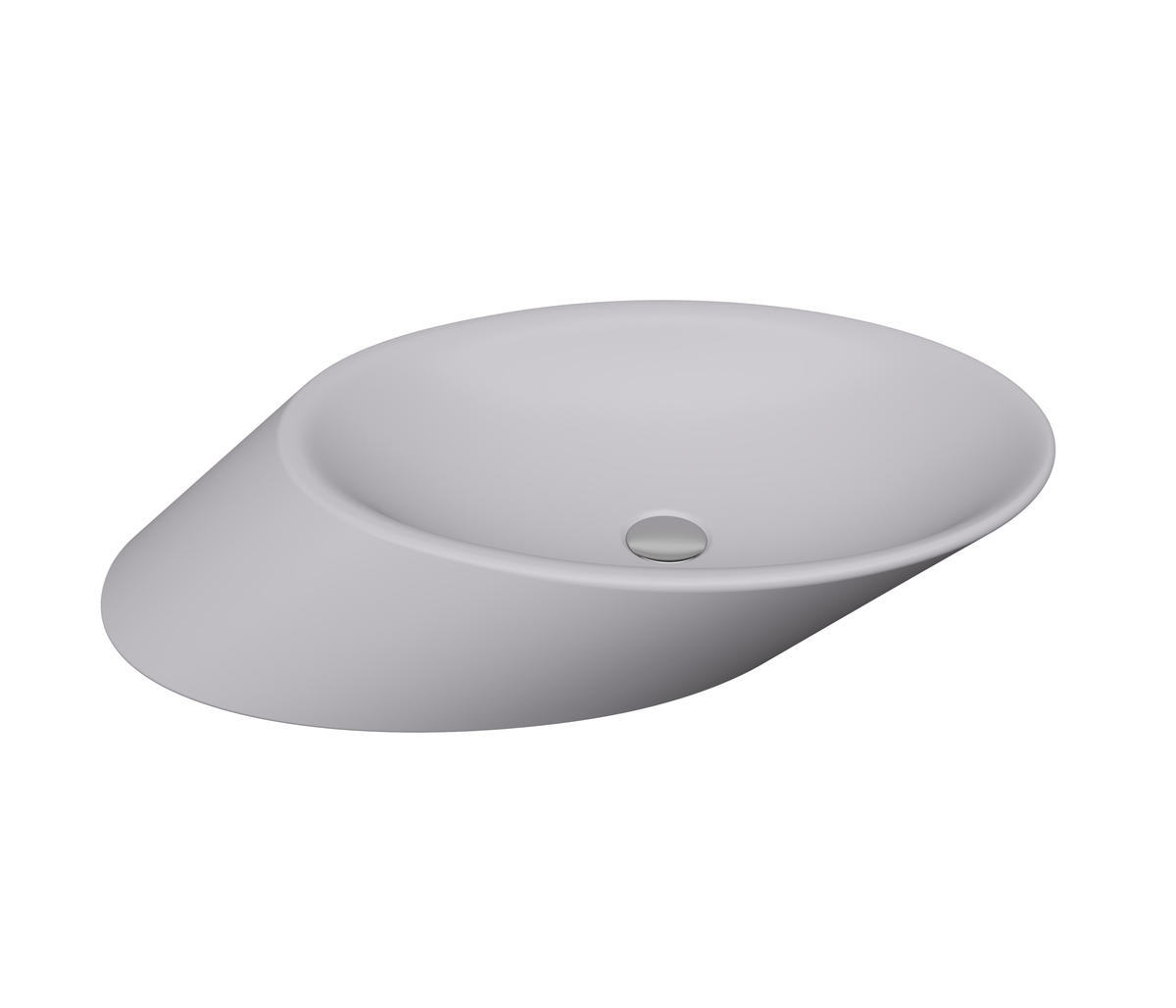 Bocchi Vessel Yatay Çanak Lav. 72 Cm - Mat Gri̇ - 1013-006-0125