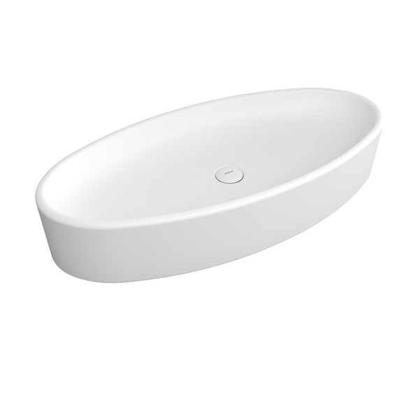 Bocchi Vessel Eli̇ps Çanak Lav. 85 Cm - Mat Beyaz - 1014-002-0125