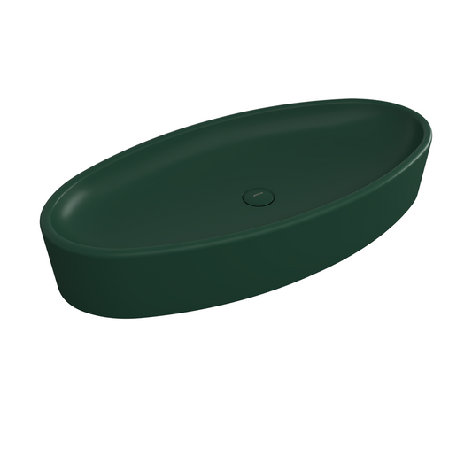 Bocchi Vessel Eli̇ps Çanak Lav. 85 Cm - Mat Yeşi̇l - 1014-027-0125