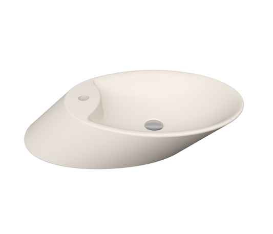 Bocchi Vessel Batarya Bankli Çanak Lavabo 72 Cm - Mat Yasemi̇n - 1021-007-0126