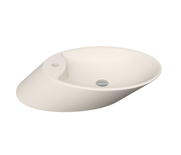 Bocchi Vessel Batarya Bankli Çanak Lavabo 72 Cm - Mat Yasemi̇n - 1021-007-0126