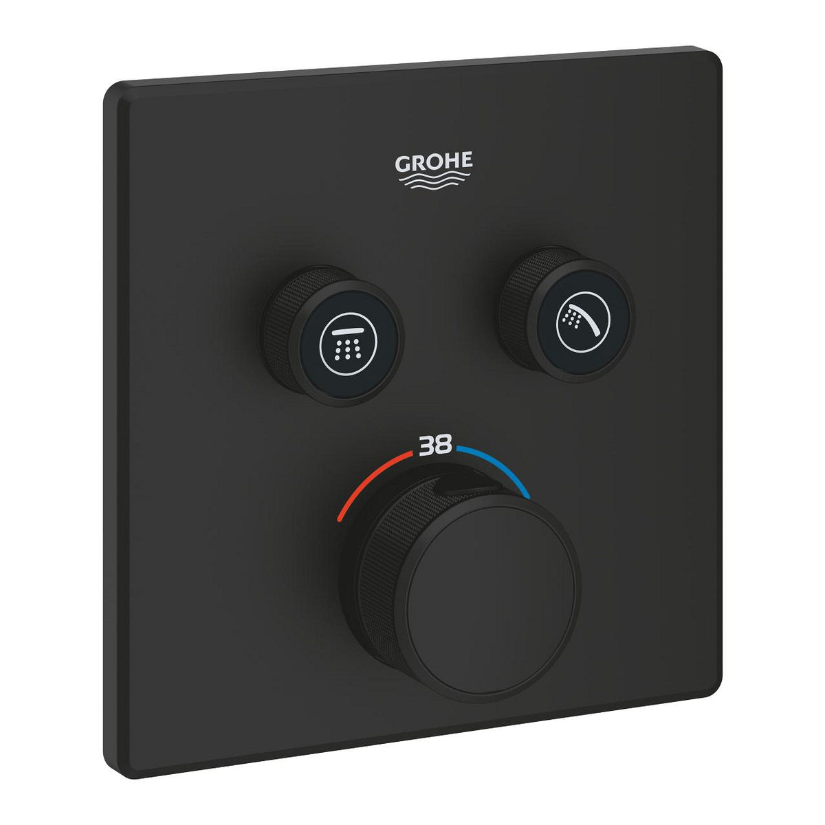 Grohe Grohtherm  Smart Control Çift Valfli Akış Kontrollü, Ankastre Termostatik Duş Bataryası - 102166KF00