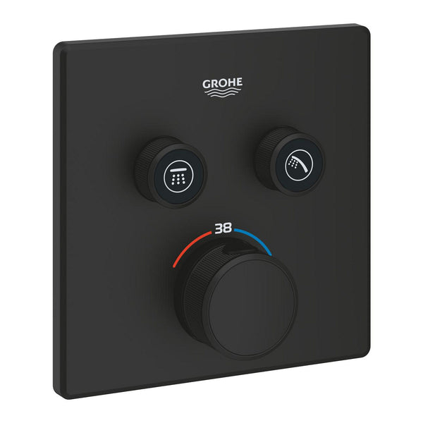 Grohe Grohtherm  Smart Control Çift Valfli Akış Kontrollü, Ankastre Termostatik Duş Bataryası - 102166KF00