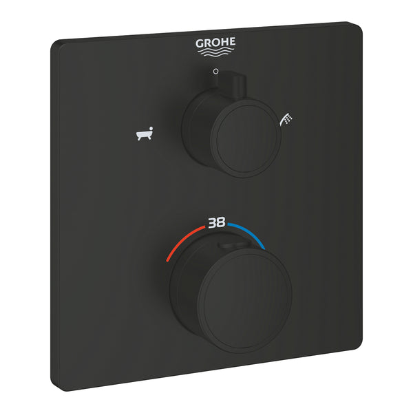 Grohe Grohtherm Çift Yönlü Ankastre Termostatik Banyo Bataryası - 1022112430