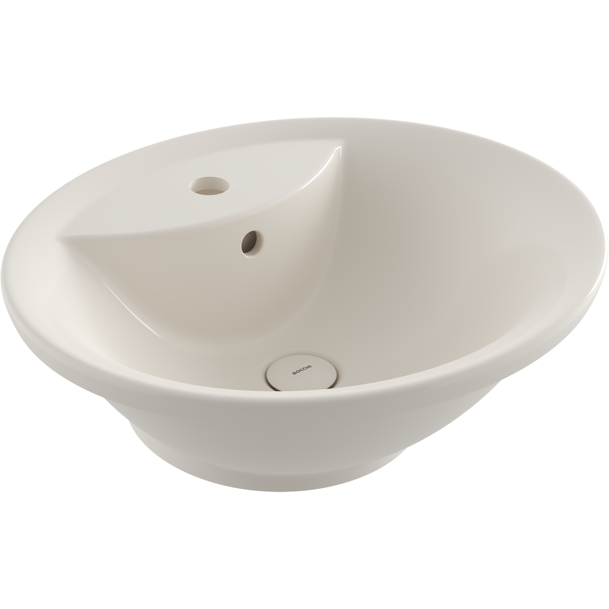 Bocchi Verona Bat Bankli Tezgah Alti Lavabo 50 Cm -parlak Bi̇sküvi̇ - 1046-014-0126