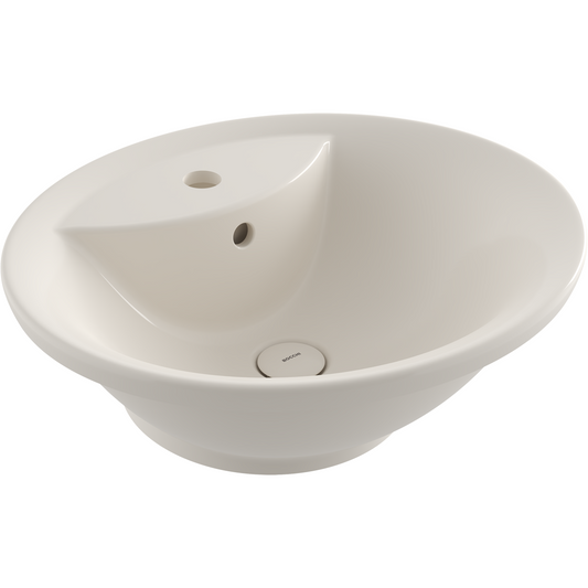 Bocchi Verona Bat Bankli Tezgah Alti Lavabo 50 Cm -parlak Bi̇sküvi̇ - 1046-014-0126