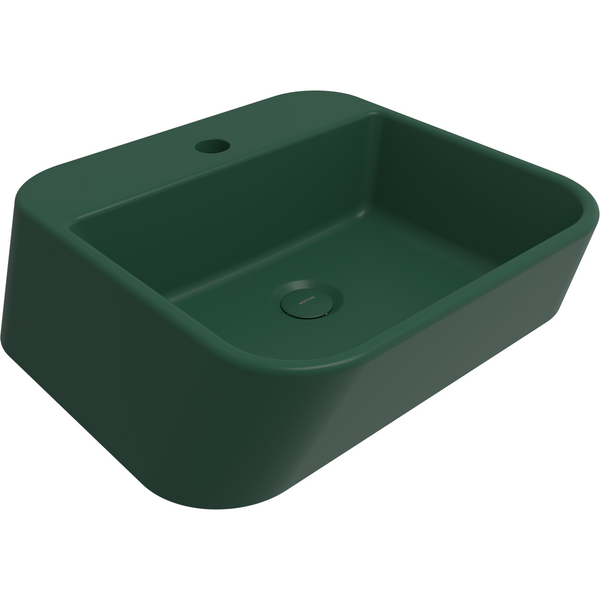 Bocchi Firenze Batarya Bankli Çanak Lavabo - Mat Yeşi̇l - 1074-027-0126