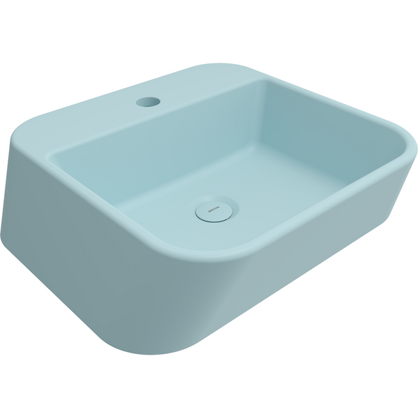 Bocchi Firenze Batarya Bankli Çanak Lavabo - Mat Buz Mavi̇si̇ - 1074-029-0126