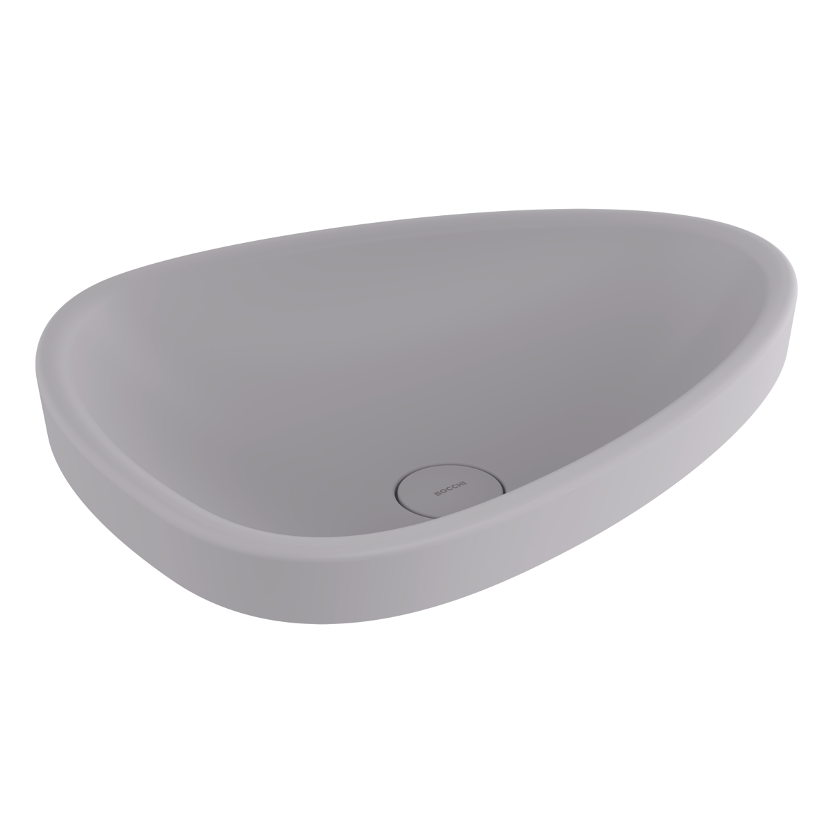 Bocchi Etna Tezgah Üstü Lavabo 58 Cm - Mat Gri̇ - 1112-006-0125