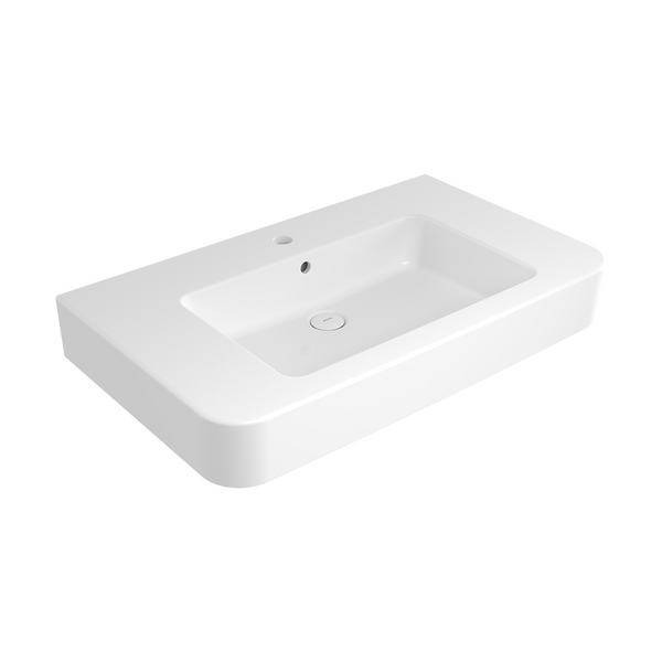 Bocchi Parma Lavabo 85 Cm - Parlak Beyaz - 1124-001-0126