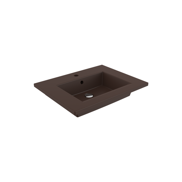 Bocchi Milano Etajerli̇ Lavabo 60 Cm - Mat Kahve - 1161-025-0126