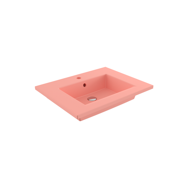 Bocchi Milano Etajerli̇ Lavabo 60 Cm - Mat Somon - 1161-032-0126