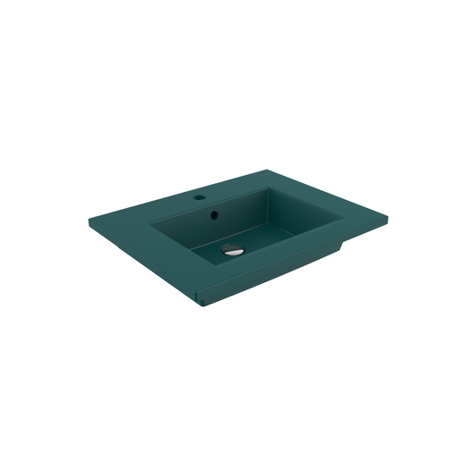 Bocchi Taormina Pro avec étagère Lavabo 85 Cm - Brillant Blanc - 1008-001-0126