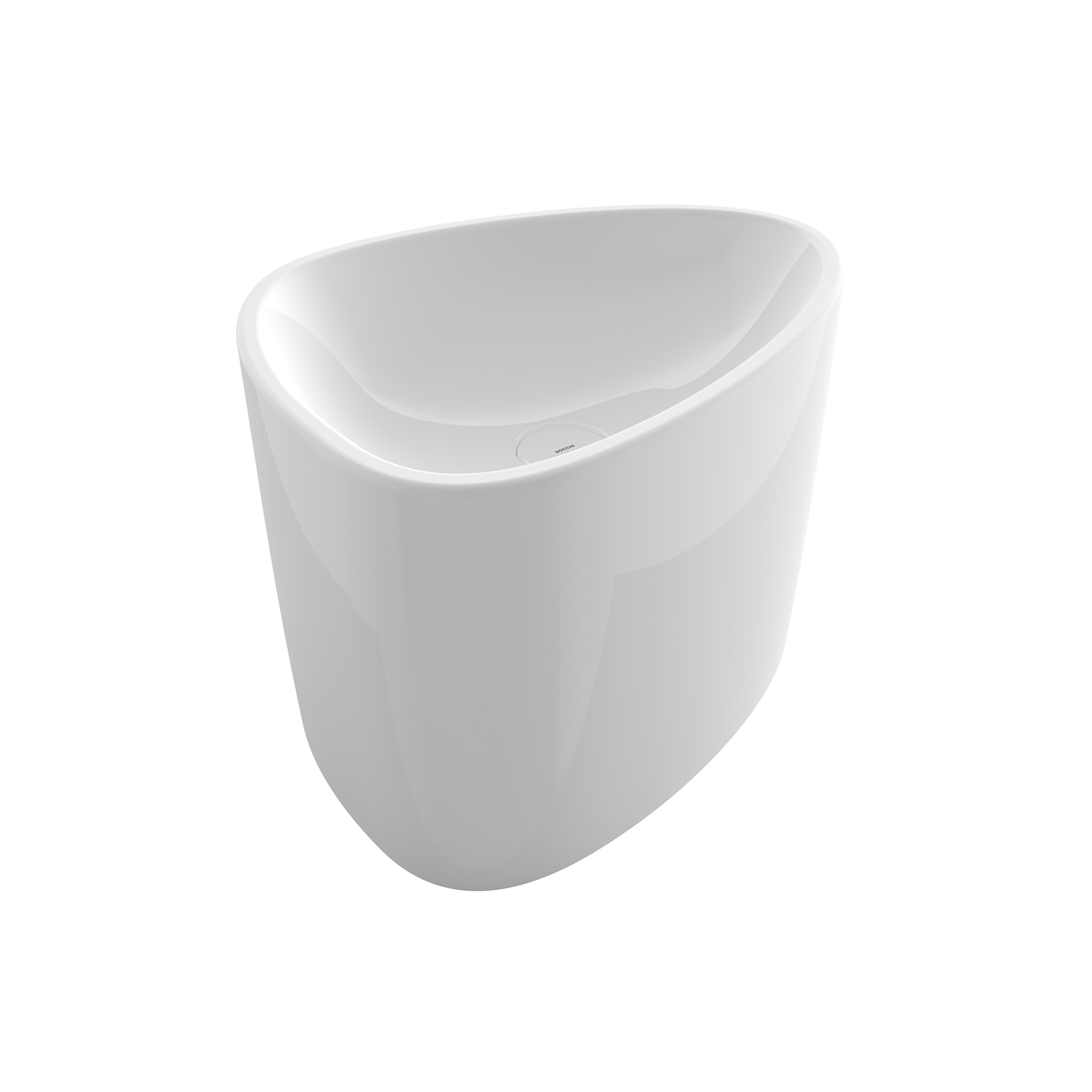Bocchi Venezia Asma Monoblok Lavabo - Parlak Si̇yah - 1083-005-0126