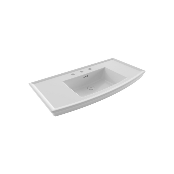 Bocchi Lavita Lavabo 100 Cm - Üç Deli̇kli̇ Parlak Beyaz - 1168-001-0127
