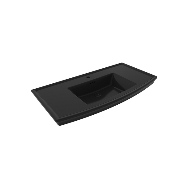 Bocchi Lavita Lavabo 100 Cm - Parlak Si̇yah - 1168-005-0126