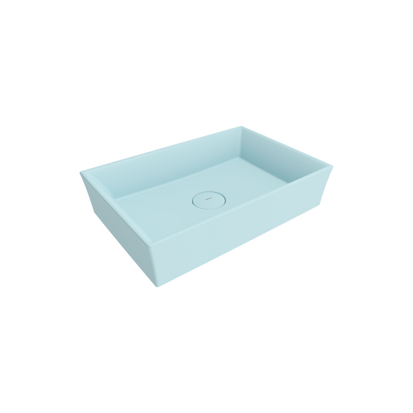 Bocchi Vessel Di̇kdörtgen Lavabo 56x38 Cm -mat Buz Mavi̇si̇ - 1172-029-0125