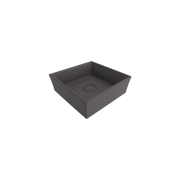 Bocchi Vessel Kare Lavabo 38x38 Cm - Mat Antrasi̇t - 1173-020-0125
