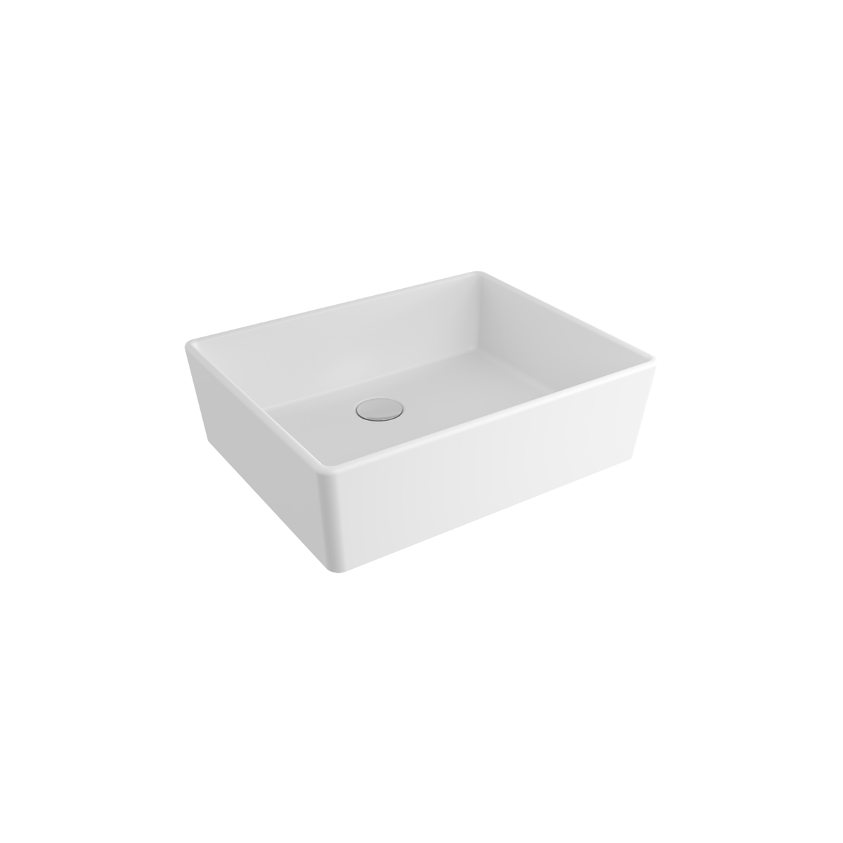 Bocchi Milano Çanak Lavabo 50 Cm - Mat Beyaz - 1215-002-0125