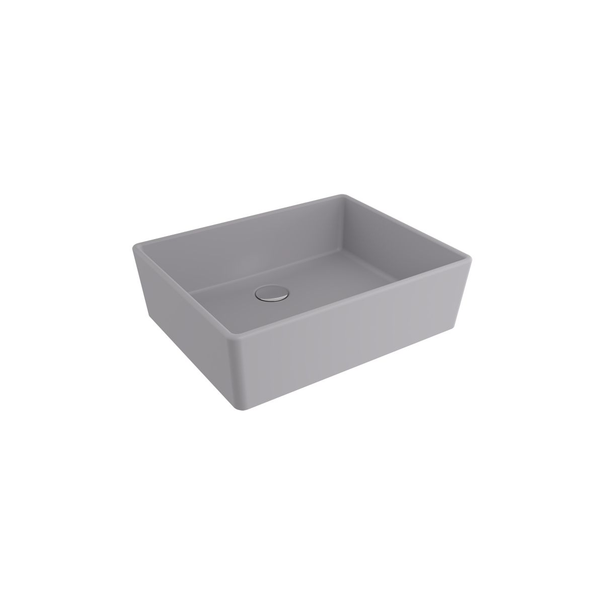 Bocchi Milano Çanak Lavabo 50 Cm - Mat Gri̇ - 1215-006-0125