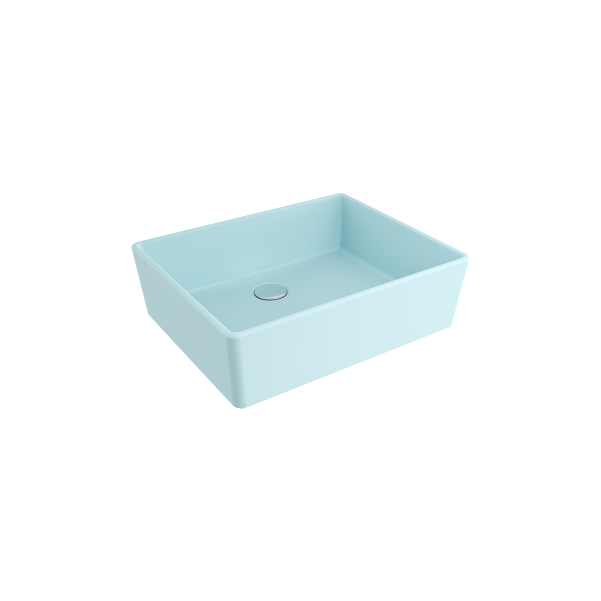 Bocchi Milano Çanak Lavabo 50 Cm - Mat Buz Mavi̇ - 1215-029-0125