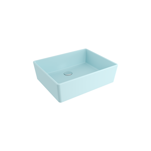 Bocchi Milano Çanak Lavabo 50 Cm - Mat Buz Mavi̇ - 1215-029-0125