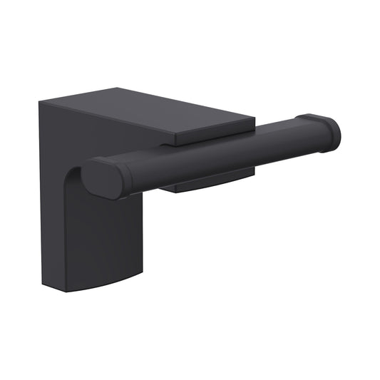 Porte-peignoir double Viona finition noir mat
