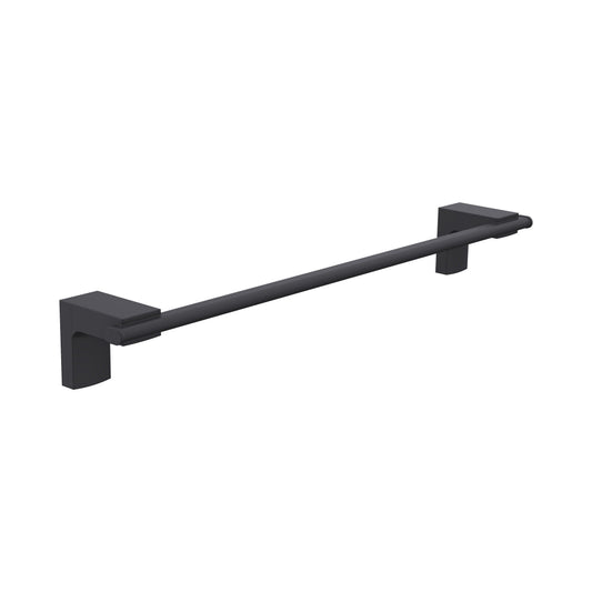 Porte-serviettes Viona long 500 mm, finition noir mat