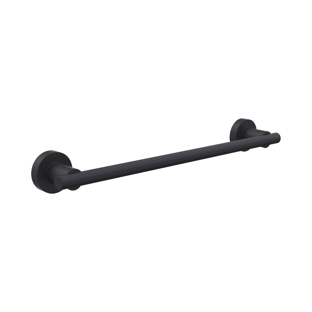 Porte-serviettes Master long 400 mm, finition noir mat