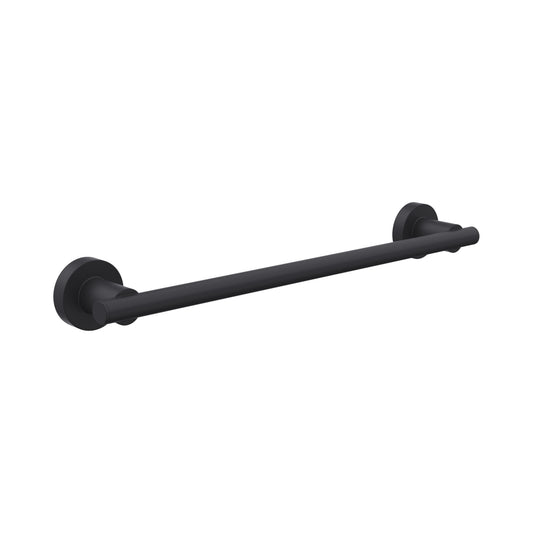 Porte-serviettes Master long 400 mm, finition noir mat