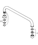 Grohe Döner Boru Çıkış Ucu - 13034000
