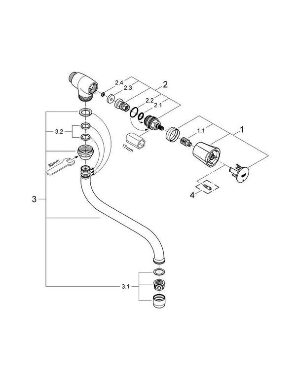 Grohe Costa  L Musluk - 30484001