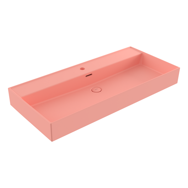 Bocchi Milano Lavabo 100 Cm - Mat Somon - 1378-032-0126