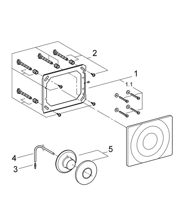 Grohe Surf Pnömatik Kumanda - 37059000