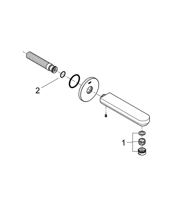 Grohe Eurocosmo Çıkış Ucu - 13261000