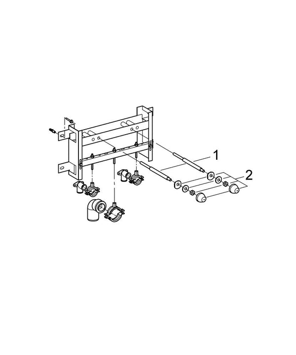 Grohe Uniset Bide Için Gömme Rezervuar - 38703000