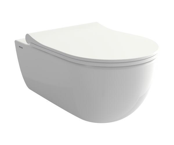Bocchi V-tondo Rimless Asma Klozet - Parlak Beyaz - 1416-001-0128